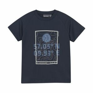 Chlapecké tričko s krátkým rukávem COLOR KIDS-Boys T-shirt W. Print - S/S-7850-Total Eclipse obraz