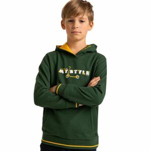 Chlapecká mikina s kapucí VOLCANO- B-STYLE JUNIOR 300 GREEN obraz