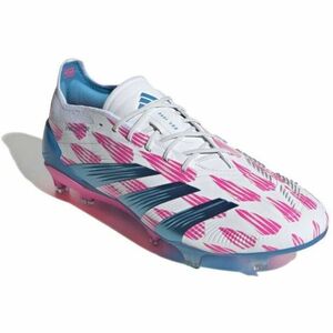 Pánské fotbalové kopačky outdoorové ADIDAS-Predator Elite M FG cloud white/solar blue/solar pink obraz
