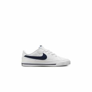Chlapecká rekreační obuv NIKE-Court Legacy K white/midnight navy/white obraz