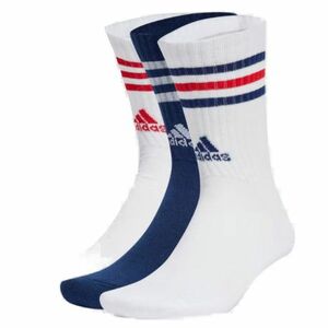 Ponožky ADIDAS-3 PACK-SPW CRW-WHITE/NAVBLU/WHITE/B obraz
