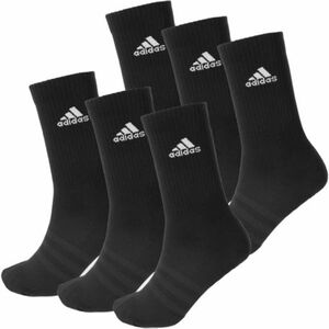 Ponožky ADIDAS-6 PACK-C SPW CRW-BLACK/WHITE obraz