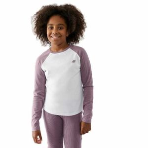 Dívčí tričko s dlouhým rukávem 4F JUNIOR-LONGSLEEVE-JWAW24TLONF291-51S-VIOLET obraz