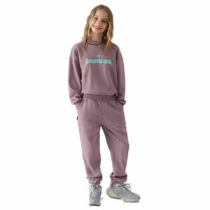 Dívčí tepláky 4F JUNIOR-TROUSERS-JWAW24TTROF754-51S-VIOLET obraz