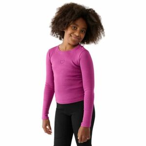 Dívčí tričko s dlouhým rukávem 4F JUNIOR-LONGSLEEVE-JWAW24TLONF292-53S-DARK PINK obraz