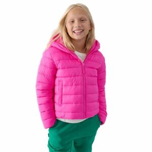 Dívčí bunda 4F JUNIOR-DOWN JACKET-JWAW24TDJAF449-55S-HOT PINK obraz
