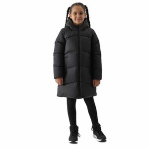 Dívčí bunda 4F JUNIOR-DOWN JACKET-JWAW24TDJAF455-20S-DEEP BLACK obraz
