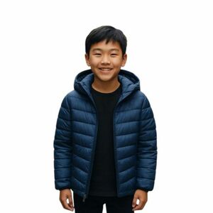 Chlapecká bunda 4F JUNIOR-DOWN JACKET-JWAW24TDJAM460-32S-DENIM obraz