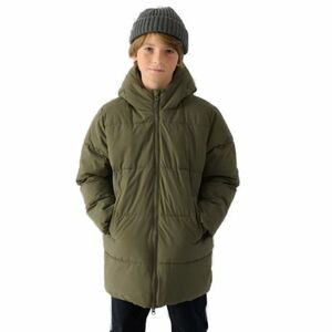 Chlapecká bunda 4F JUNIOR-DOWN JACKET-JWAW24TDJAM464-43S-KHAKI obraz