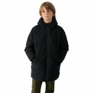 Chlapecká bunda 4F JUNIOR-DOWN JACKET-JWAW24TDJAM464-20S-DEEP BLACK obraz