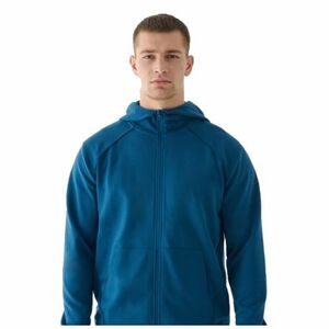 Pánská mikina se zipem 4F-SWEATSHIRT-WAW24TSWSM1256-46S-TEAL obraz
