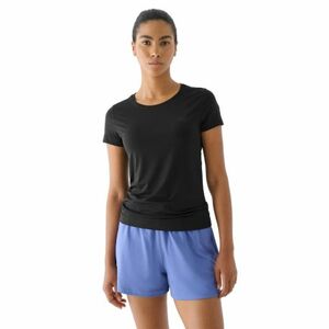 Dámské tréninkové triko s krátkým rukávem 4F-TSHIRT FNK-WAW24TFTSF1011-20S-DEEP BLACK obraz