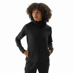 Dámská zateplená tréninková mikina se zipem 4F-SWEATSHIRT FNK-WAW24TFSWF406-20S-DEEP BLACK obraz