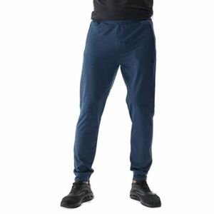 Pánské zateplené tepláky 4F-TROUSERS FNK-WAW24TFTRM682-31M-NAVY MELANGE obraz