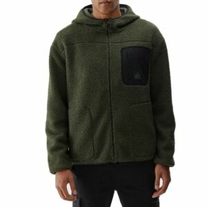 Pánská flísová mikina se zipem 4F-FLEECE-WAW24TFLEM253-43S-KHAKI obraz