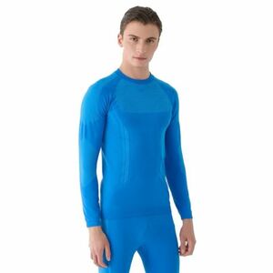 Pánské termo triko s dlouhým rukávem 4F-SEAMLESS UNDERWEAR-WAW24USEAM165-33S-BLUE obraz