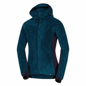 Dámská zateplená turistická mikina se zipem NORTHFINDER-CARLENE-630inkblueblack obraz