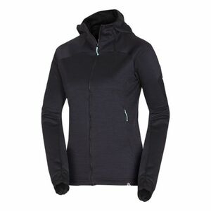 Dámská zateplená turistická mikina se zipem NORTHFINDER-JONI-270blackblack obraz