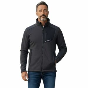 Pánská zateplená turistická mikina se zipem NORTHFINDER-LUDOVICO-269black obraz