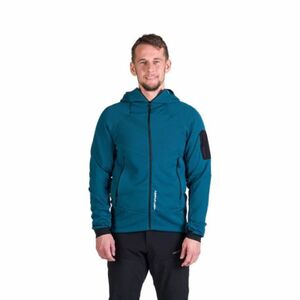 Pánská turistická mikina se zipem NORTHFINDER-GIOELE-630inkblueblack obraz
