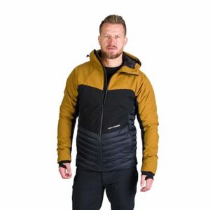 Pánská turistická bunda NORTHFINDER-WATSON-579mustardblack obraz