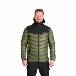 Pánská turistická bunda NORTHFINDER-FEDERICO-550blackdarkgreen obraz