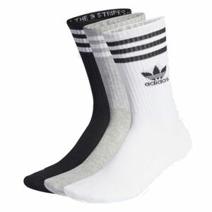 Ponožky ADIDAS ORIGINALS-3 PACK-CREW SOCK-WHITE/MGREYH/BLACK obraz