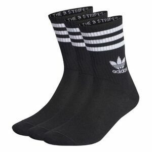 Ponožky ADIDAS ORIGINALS-3 PACK-CREW SOCK-BLACK obraz