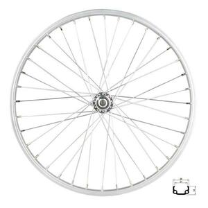 REMERX Kolo přední RMX 21, 406x21, stříbrné, náboj F80428 obraz