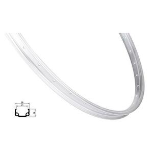 REMERX Ráfek RMX21 559x21, 36děr, stříbrný obraz