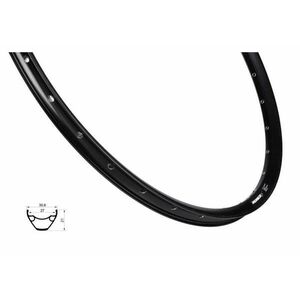 REMERX Ráfek RX 3027 DISC 622x27, 32děr, černý obraz