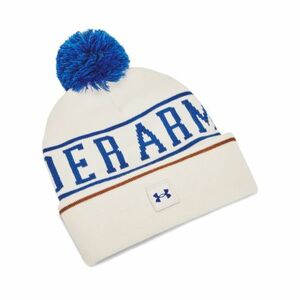 Pánská zimní čepice UNDER ARMOUR-M Halftime Pom Beanie-WHT 110 obraz