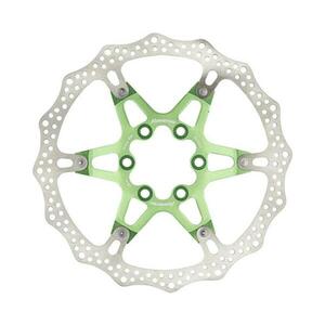 Reverse Brzdový kotouč 160 mm, 6 děr, Alloy/Steel, Light Green obraz