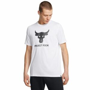 Pánské triko s krátkým rukávem UNDER ARMOUR PROJECT ROCK-UA Brahma Bull SS-WHT obraz