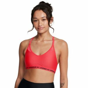 Dámská tréninková sportovní podprsenka UNDER ARMOUR-UA Crossback Low Bra-RED obraz