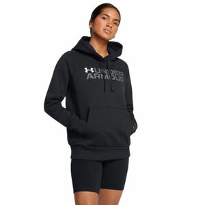 Dámská zateplená mikina s kapucí UNDER ARMOUR-Rival Fleece Wordmark Hoodie-BLK obraz