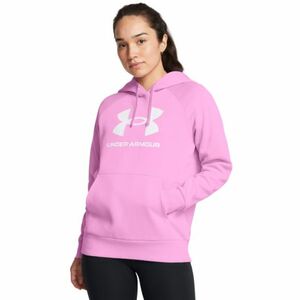 Dámská zateplená mikina s kapucí UNDER ARMOUR-UA Rival Fleece Big Logo Hdy-PNK obraz