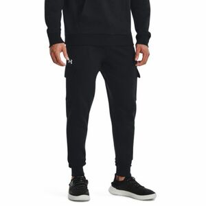Pánské zateplené tepláky UNDER ARMOUR-UA Rival Fleece Cargo Jogger-BLK obraz