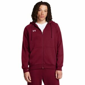 Pánská zateplená mikina se zipem UNDER ARMOUR-UA Rival Fleece FZ Hoodie-RED obraz