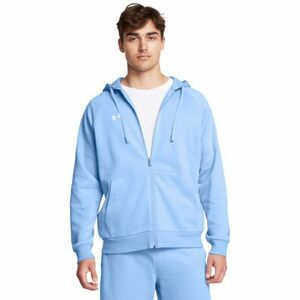 Pánská zateplená mikina se zipem UNDER ARMOUR-UA Rival Fleece FZ Hoodie-BLU obraz