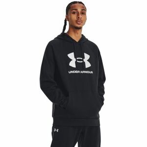 Pánská zateplená mikina s kapucí UNDER ARMOUR-UA Rival Fleece Logo HD-BLK obraz