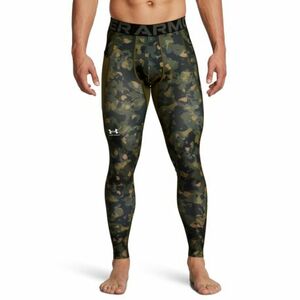 Pánské kompresní legíny UNDER ARMOUR-UA HG Armour Prtd Lgs-GRN obraz