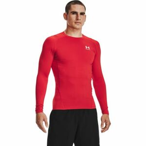 Pánské kompresní tričko s dlouhým rukávem UNDER ARMOUR-UA HG Armour Comp LS-RED obraz