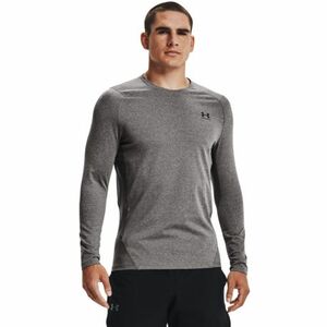 Pánské kompresní tričko s dlouhým rukávem UNDER ARMOUR-UA CG Armour Fitted Crew-GRY obraz