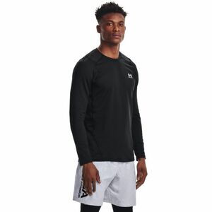 Pánské kompresní tričko s dlouhým rukávem UNDER ARMOUR-UA CG Armour Fitted Crew-BLK obraz