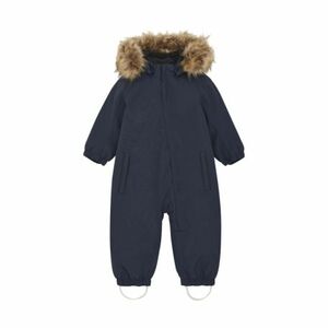 Dětský zimní overal COLOR KIDS-Coverall W. Fake Fur-741590.7850-Total Eclipse obraz