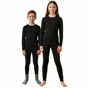 Dětské termoprádlo vrchní a spodní díl COLOR KIDS-Ski Underwear-140-Black obraz