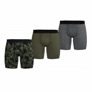 Pánské boxerky UNDER ARMOUR-3 PACK-Perf Tech Nov 6 inch-MARINE OD GREEN obraz