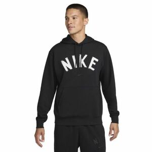 Pánská mikina s kapucí NIKE-M NK DF SWOOSH FLEECE PO HOOD-010 BLACK/BLACK/WHITE obraz