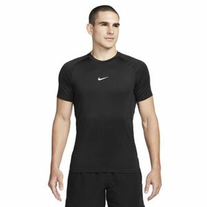 Pánské tréninkové tričko s krátkým rukávem NIKE PRO-DF SLIM TOP SS-010 BLACK/WHITE obraz